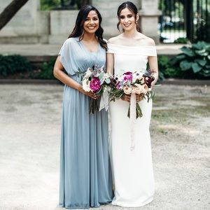 David’s Bridal Versa Dress in Mercury Size 2